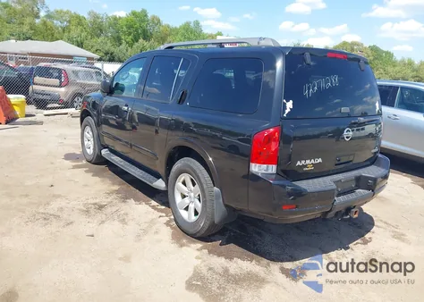 2015 Nissan Armada Sv z USA, uszkodzony, nr VIN 5N1BA0NC8FN622975